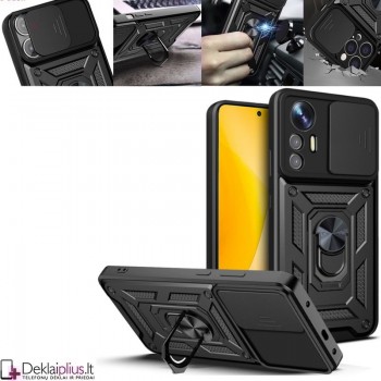 5in1 smūgiams atsparus dėklas su žiedu ir kameros apsauga (Xiaomi 12 Lite)